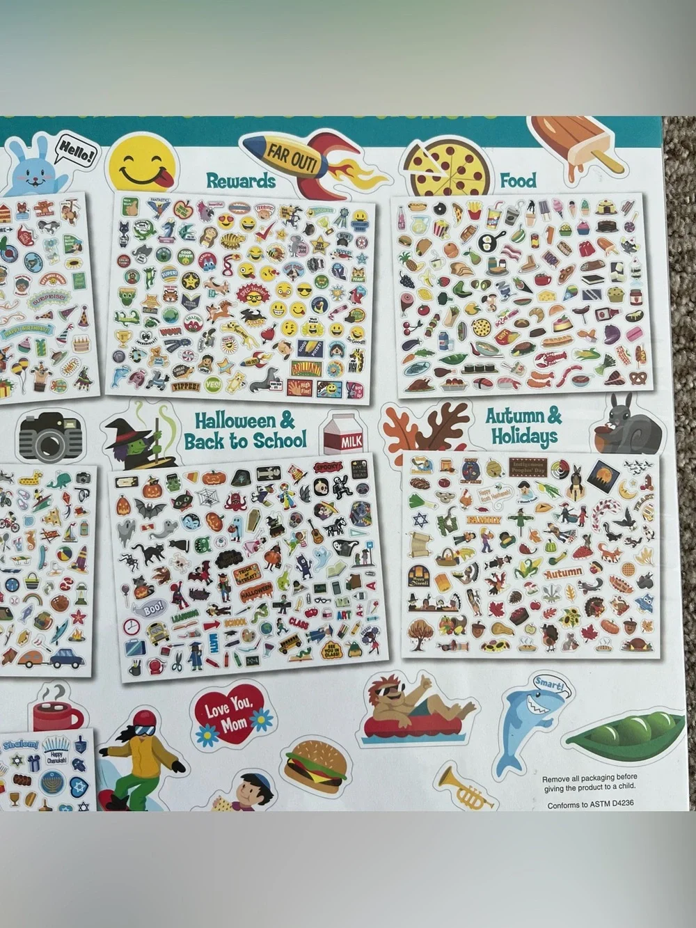 NWT Melissa & Doug Celebrations, Seasons & More Sticker Collection